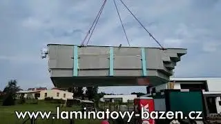 Postup při usazování Laminátového bazénu