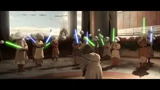 Star Wars Episode II - Attack of the Clones - Yoda and the Younglings - 4K ULTRA HD.