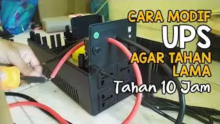 Cara Modifikasi UPS Agar Tahan Lama Pakai Aki Mobil | PROLINK 1200VAH
