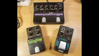 Analog Chorus Comparison- Pearl CE-22, CH-02, Korg CHR-1, Noah's Ark Blue, Behringer Space-C