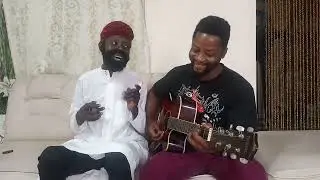 THE BIGGEST HIGHLIFE MUSICIAN IN GHANA, SINGS WITH ACHOSTIC GUITAR - BABA SPIRIT / KWANSIMA