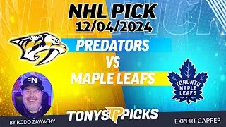 Nashville Predators vs Toronto Maple Leafs  12/4/24 NHL Pick Prediction