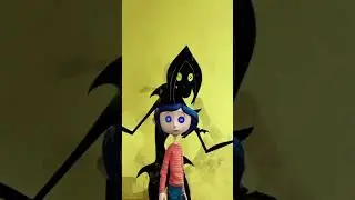 She Finally Sewed the Button on Coraline&rsquo;s Eyes 😱🪡 What if the Other Mother finally won? #coraline