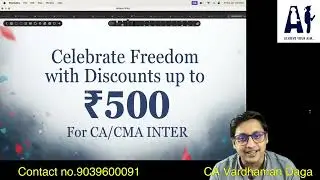 Republic Day Offer for Taxation classes  by CA Vardhaman Daga@arhaminstitute