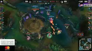 EDG win against GEN with a backdoor strategy | GEN vs EDG Game 1| Semifinals Day 2  Worlds 2021