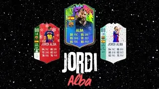 Jordi Alba Fifa all cards Evolution 🔥🎉👑