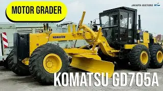 Review Motor Grader KOMATSU GD705A | RAJA JALANAN!!! - #JakartaAuctions