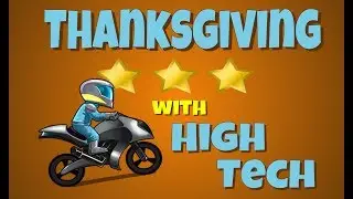 Bike Race Thanksgiving 3 Stars with Normal  Bike