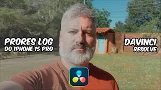 COLORINDO PRORES LOG DO IPHONE 15 PRO | DAVINCI RESOLVE