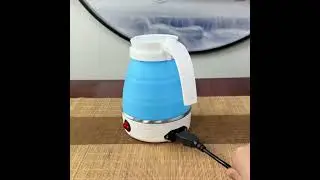 Portable Travel Fast Electric Kettle ☕ Compact & Foldable | Quick Boil Review & Demo