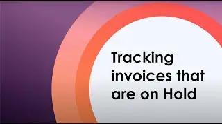 Infor SyteLine AP Automation - Tracking Invoices that are on Hold