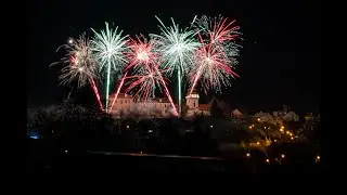 Novoroční ohňostroj 1.1.2023 Benátky nad Jizerou