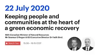 IEA Speaker Series with Canadian Minister of Natural Resources Seamus O'Regan