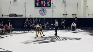New Brunswick HS Sophomore, Visually Impaired Student Second Wrestling Match of the 2023-24 Winter S