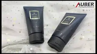 Auber Black Flexible Cosmetic Tube for Man Skincare Product 120ml 150ml 200ml 250ml
