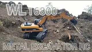 WL 16800 WL Model metal excvator RC | WL16800 in action