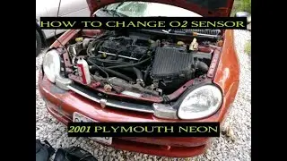Как заменить датчик O2 на Plymouth Neon P0134 P0135 2001 года выпуска
