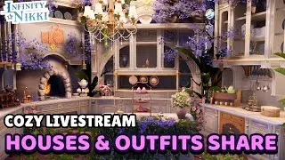 [DROPS] 2.1 SHARE Your Lookbook & House/Islands 🍄 cozy sesh  💜🔮 #infinitynikki
