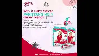 Baby Master is Pakistan&rsquo;s no.1 diaper brand | Shorts