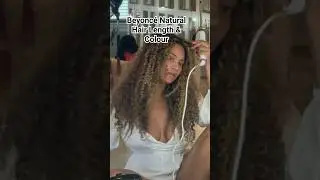Beyonc&eacute; Natural Hair Length & Colour #beyonce #beyonc&eacute; #beyonc&eacute;hair #beyoncenaturalhair #hairstyle
