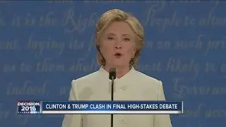 Final Presidential Debate: Trump responds to claims of  