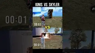 Ignis VS Skyler 🔥 Gloo Wall Ability Test - Which Character is Faster? #srikantaff