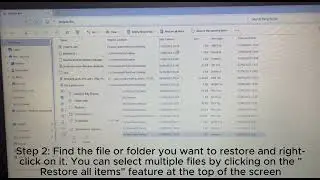How to recover deleted files from the recycle bin #deletion #files #recyclebinapptutorials