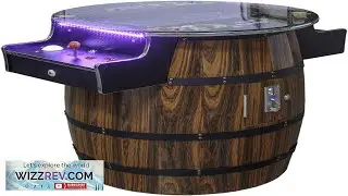 Retro Barrel Style Arcade Game  2 Player Cocktail Cabinet with 516