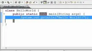 Java First Program - Hello World