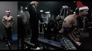 16 YEAR OLDS BENCH PR ON CHRISTMAS | AESTHETICS MEET STRENGTH
