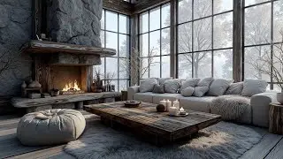 Relaxing Holiday Jazz Piano | Warm Fireside Lounge Music | Gentle Vibes