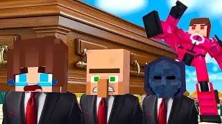 JJ AND MIKEY ROBOTS in SQUID GAME MAIZEN MINECRAFT ___COFFIN DANCE SONG (COVER) ||#coffindancesong