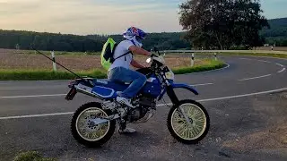 Kickstart Yamaha XT600 2kf warm Engine