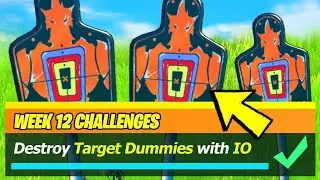 Destroy Target Dummies with IO Weapons (4) - Fortnite Legendary Quest guide