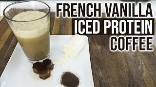 French Vanilla Iced Coffee Protein Shake Recipe (WITH INSTANT COFFEE) | LiveLeanTV