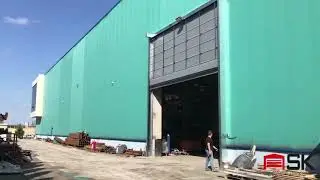 Y&uuml;ksek Hızlı PVC (Branda) Katlanır Kapı - Y&uuml;ksek Hızlı Kapılar