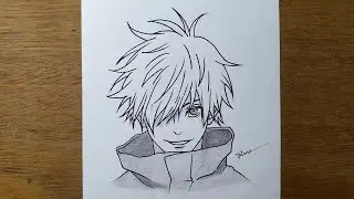 How to draw Satoru gojo || Como Desenhar Satoru gojo || Easy Satoru Gojo Drawing 