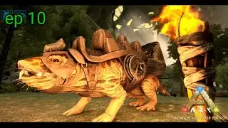 Incrível!!! Domando rato rolante | série Ark aberração EP 10 | Ark ultimate mobile 