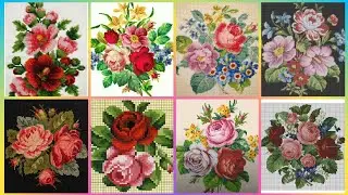 Великолепные схемы для вышивки крестом / счетная вышивка #charsutikarhai/последние идеи дизайна д...