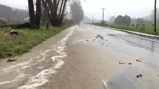Heavy Rains Cause Flooding and Run-Off Debris in Ruatoria