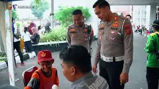 Penerimaan Polisi Cilik Polres Karawang