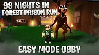 99 Nights in Forest Prison 😱 | Easy Mode Obby | Roblox Prison Escape