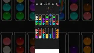 Level 227 of Ball Sort Color water Puzzle
