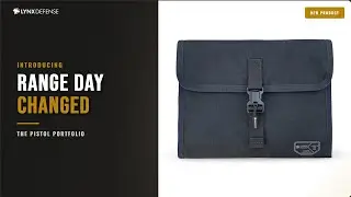 Pistol Portfolio | American-Made Tri-Fold Handgun Organizer for the Range