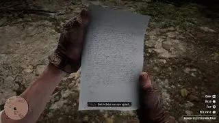 Red Dead Redemption 2 - Arthur Reads Mary's Goodbye Letter