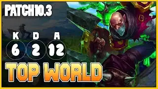 TOP 1 SINGED WORLD vs KLED Challenger Patch 10.3 HOW TO PLAY SINGED TOP - LEAGUE OF LEGENDS