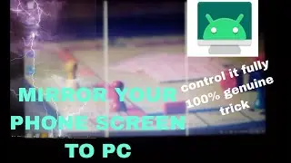 How To Control Your Phone With Pc No Root Required Simple Methood