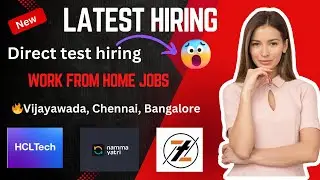 🔥 Work From Home & Office Jobs | ZuiTech, Namma Yatri, HCLTech & More | Salary ₹5-15 LPA | Now! 🔥