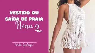 Vestido ou Saída de Praia em Crochê Lindo e FÁCIL • parte 2