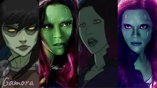 Gamora (Guardians Of The Galaxy) | Evolution In Movies & TV (2013 - 2021)
